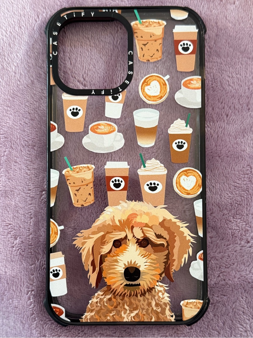 Casetify Dog & Coffee iPhone 13 Pro Max Case